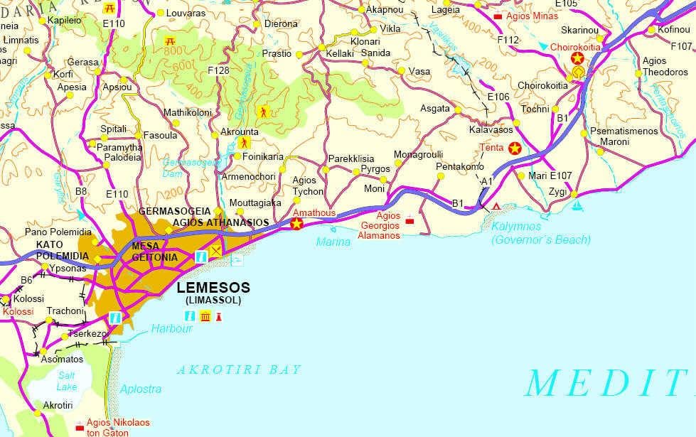 Txipre golf ikastaroak mapa