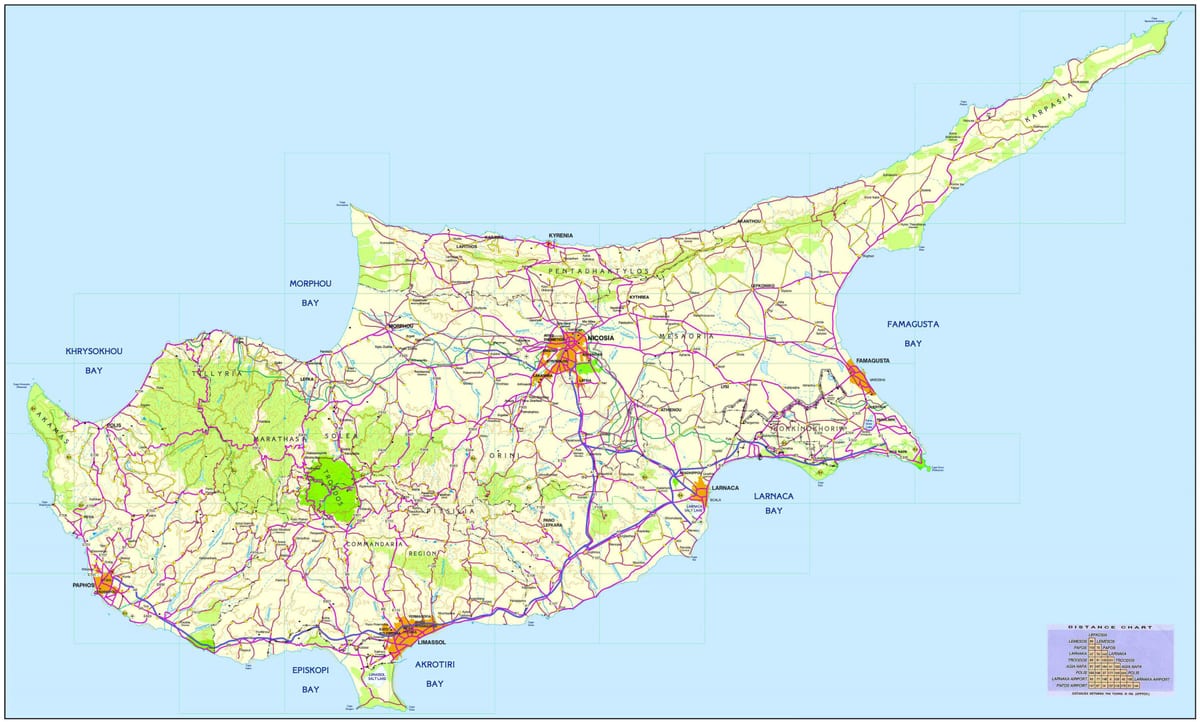 Mapa hondartza onena Txipre