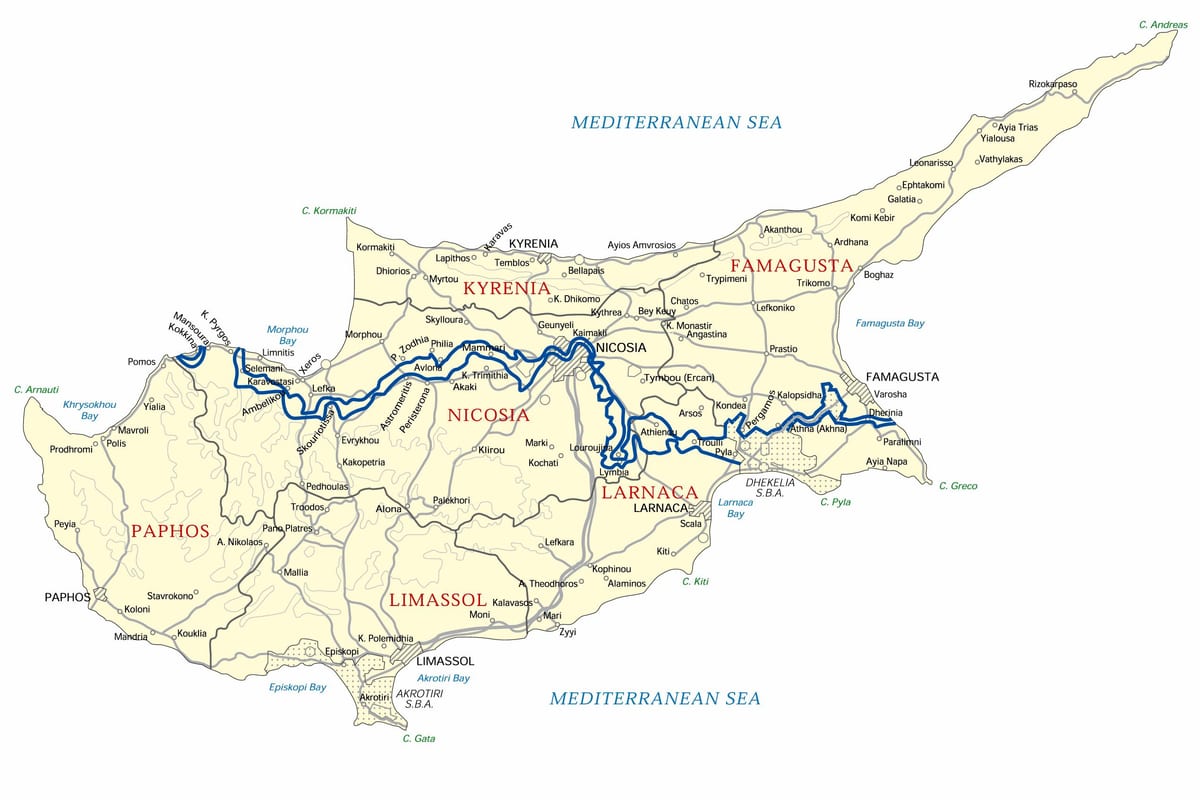 Mapa nissi hondartza Txipre