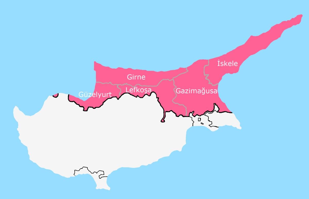 Mapa Txipre banatzen