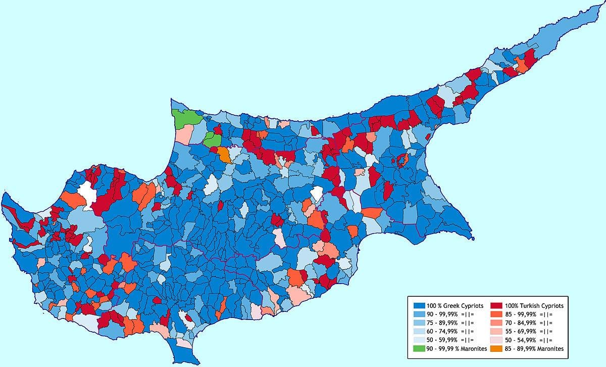 Mapa Txipre etnikoa