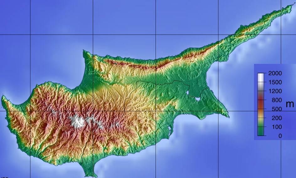 Mapa Txipre mendiak