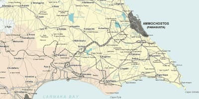 Mapa ayía napa Txipre