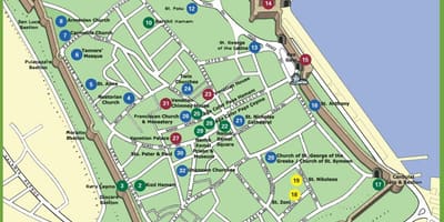 Mapa famagusta ipar Zipre