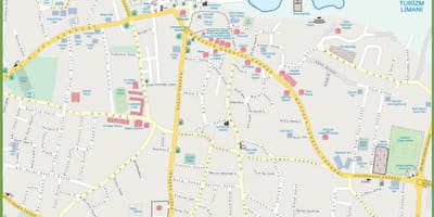 Mapa ipar Zipre kyrenia
