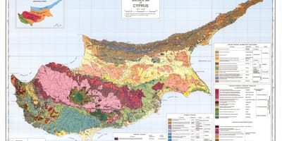Txipre geografikoaren mapa