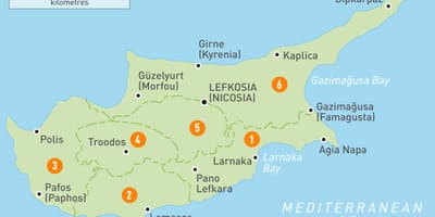 Mapa Txipre eskualde 