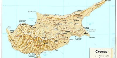 Mapa Txipre kontinenteko