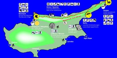 Txipre senderismo ibilbide mapa